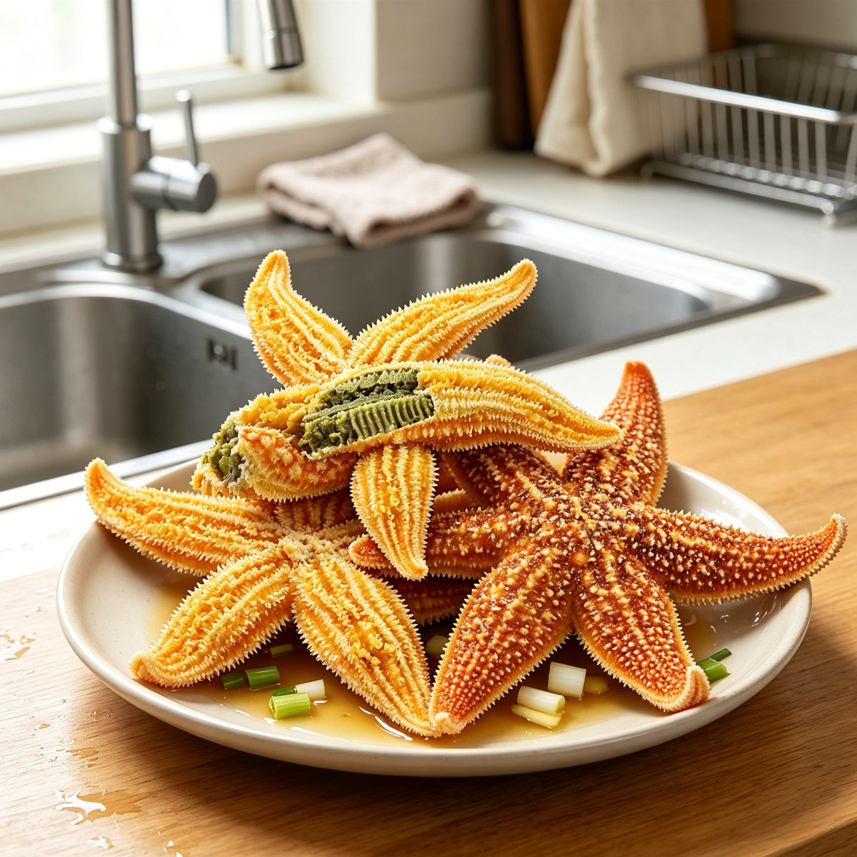 Golden Sea Star Seafood Delicacy