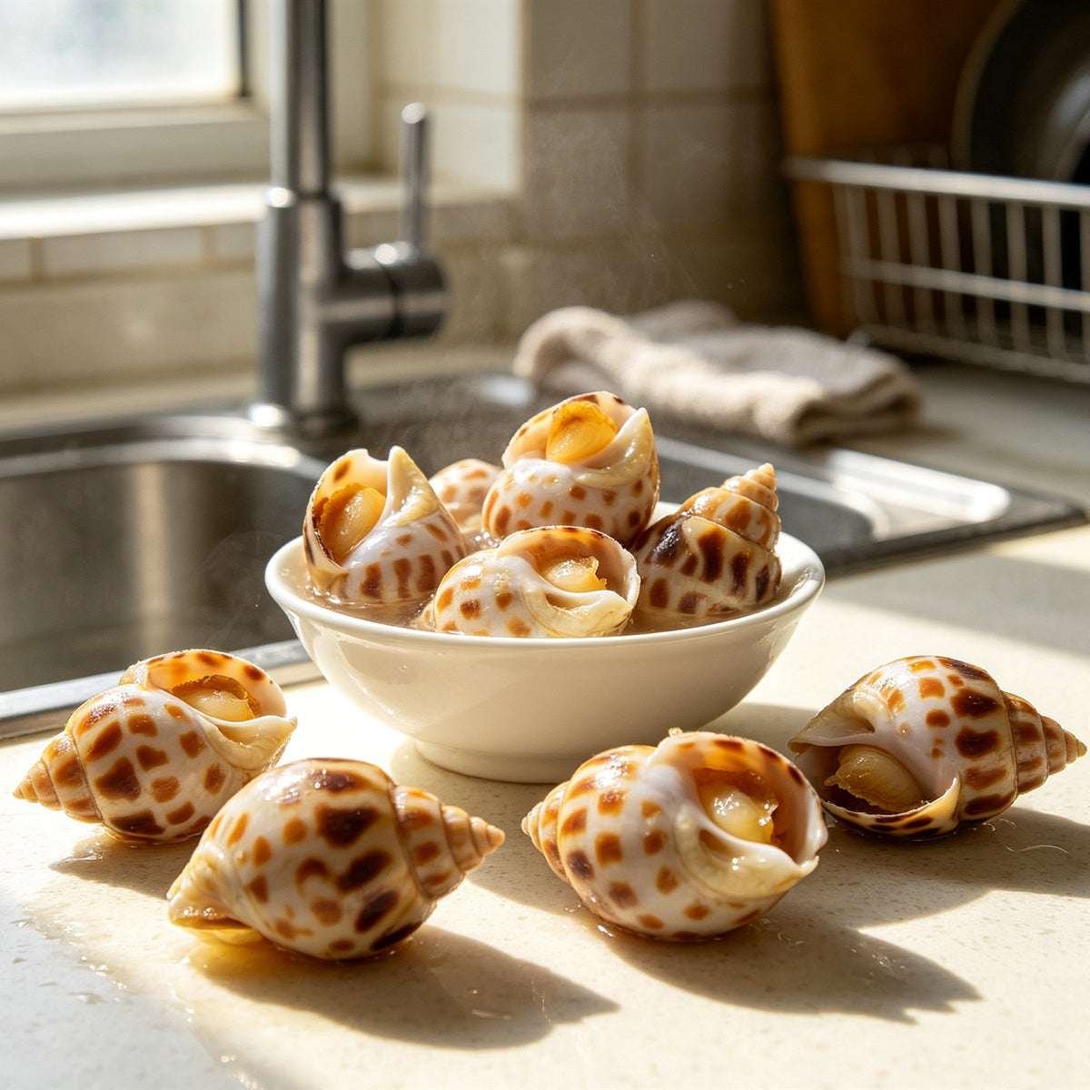 Whole Sea Snails In Shell